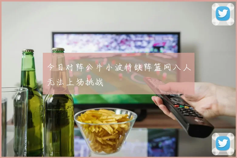 今日对阵公牛小波特缺阵篮网八人无法上场挑战